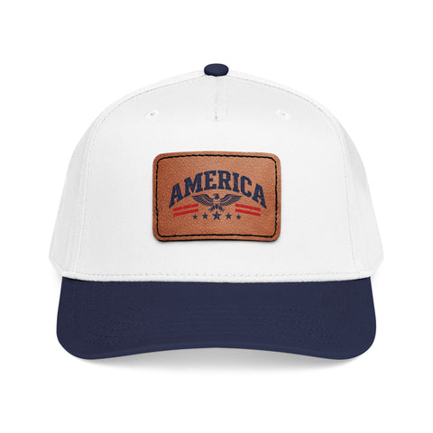 Custom Leather Patch Hat