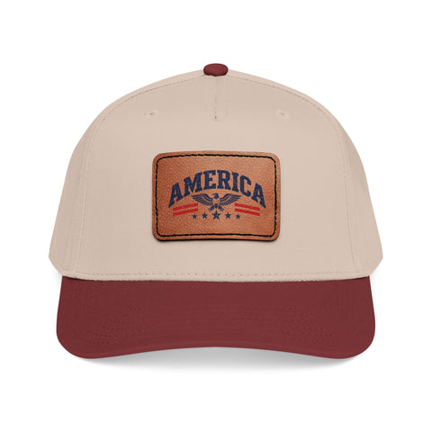 Custom Leather Patch Hat