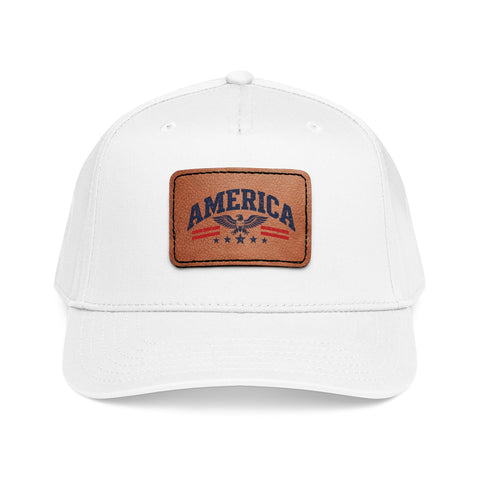 Custom Leather Patch Hat