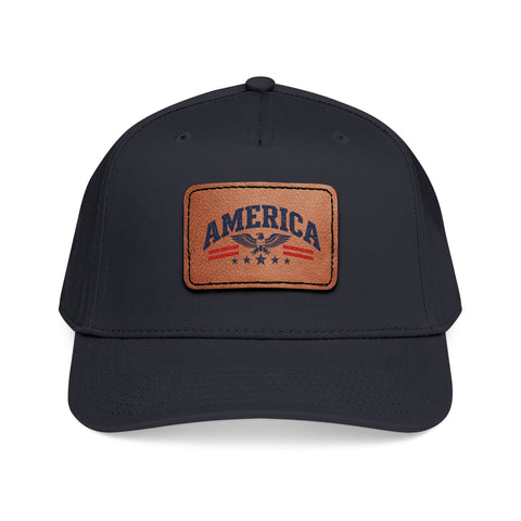 Custom Leather Patch Hat