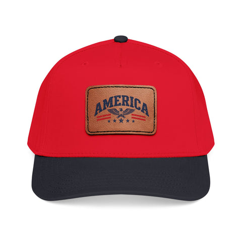 Custom Leather Patch Hat