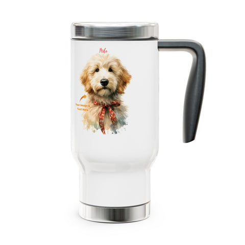 Custom Personalized Stainless Steel Travel Mug Handle