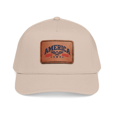 Custom Leather Patch Hat