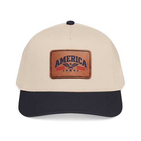 Custom Leather Patch Hat