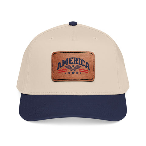 Custom Leather Patch Hat