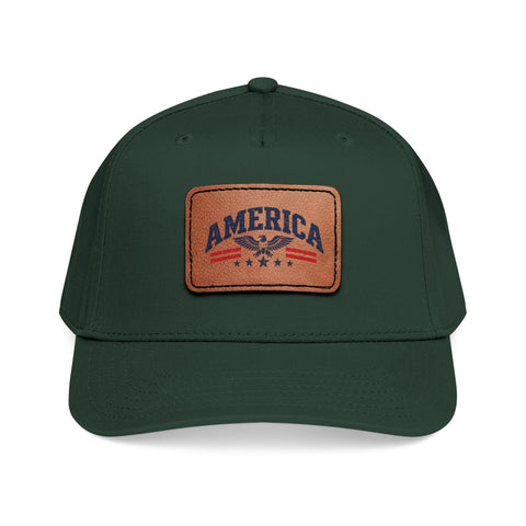 Custom Leather Patch Hat