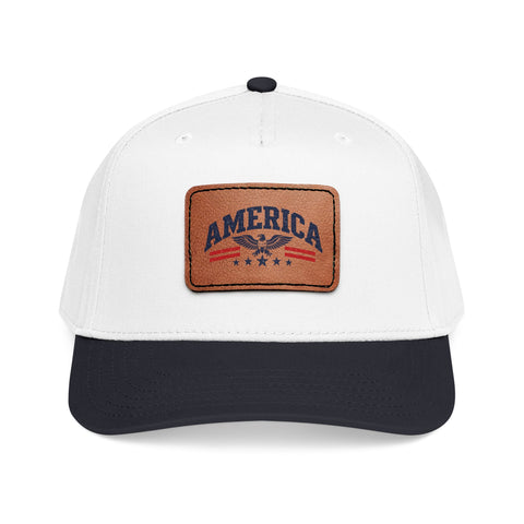 Custom Leather Patch Hat