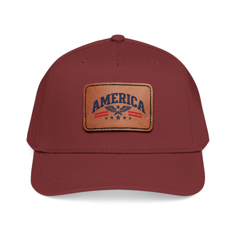 Custom Leather Patch Hat