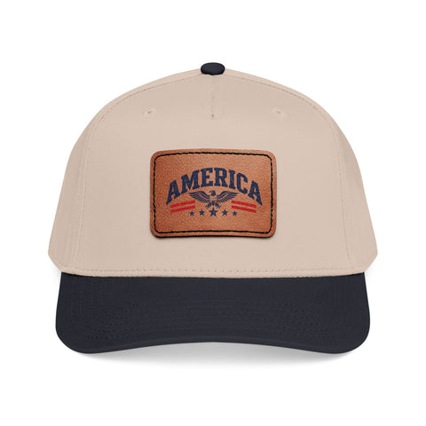 Custom Leather Patch Hat
