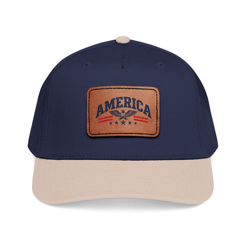 Custom Leather Patch Hat