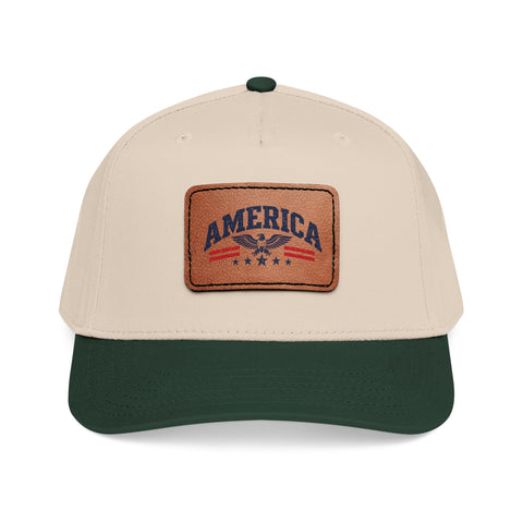Custom Leather Patch Hat