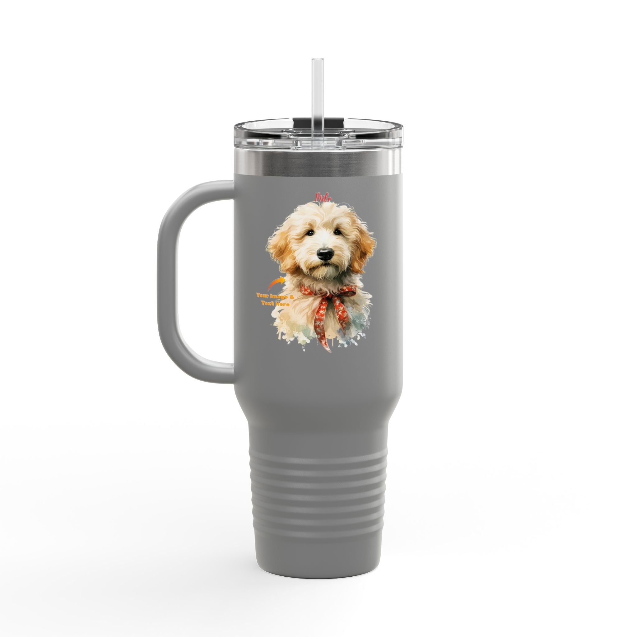 Custom Personalized Insulated Travel Mug - 40 OZ