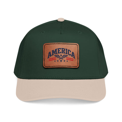 Custom Leather Patch Hat