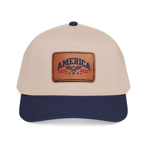 Custom Leather Patch Hat