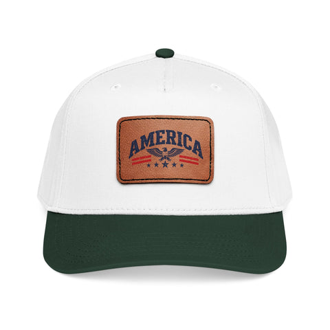 Custom Leather Patch Hat
