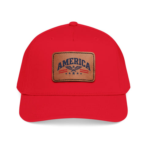Custom Leather Patch Hat