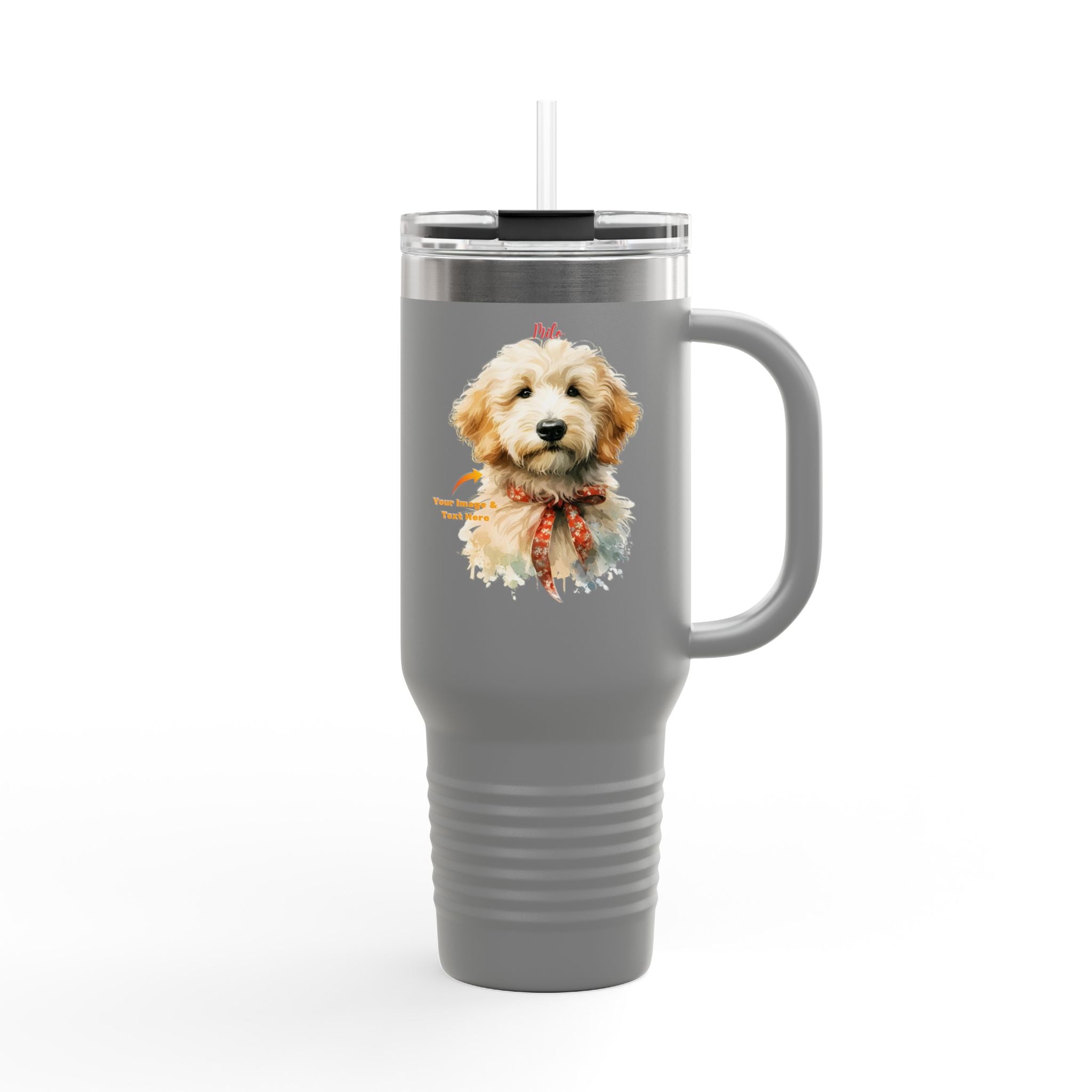 Custom Personalized Insulated Travel Mug - 40 OZ