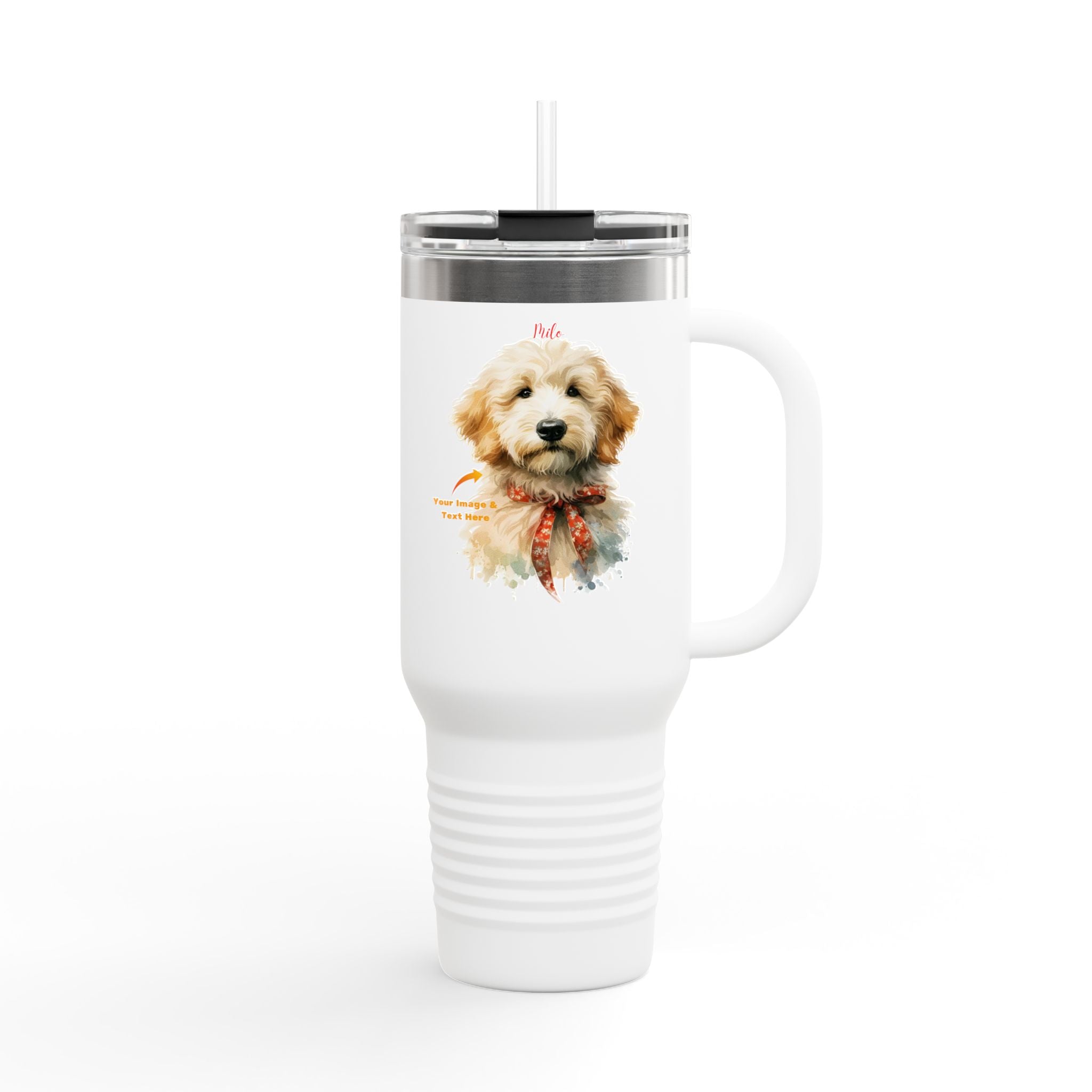 Custom Personalized Insulated Travel Mug - 40 OZ
