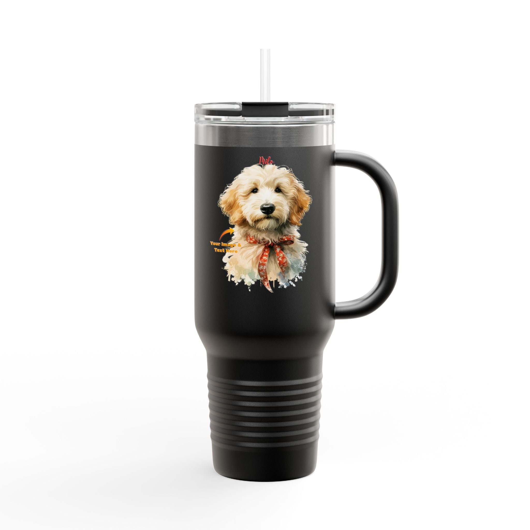 Custom Personalized Insulated Travel Mug - 40 OZ
