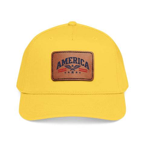 Custom Leather Patch Hat