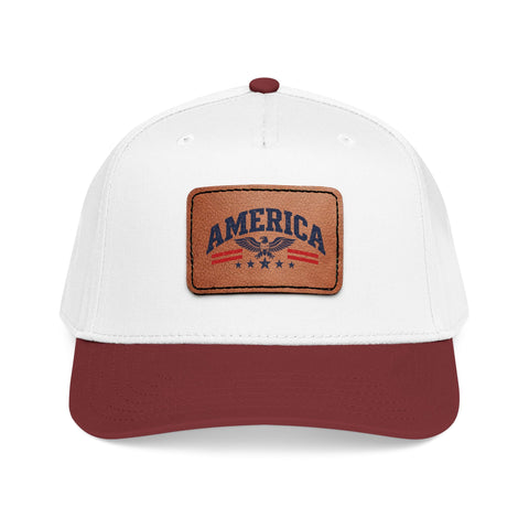 Custom Leather Patch Hat