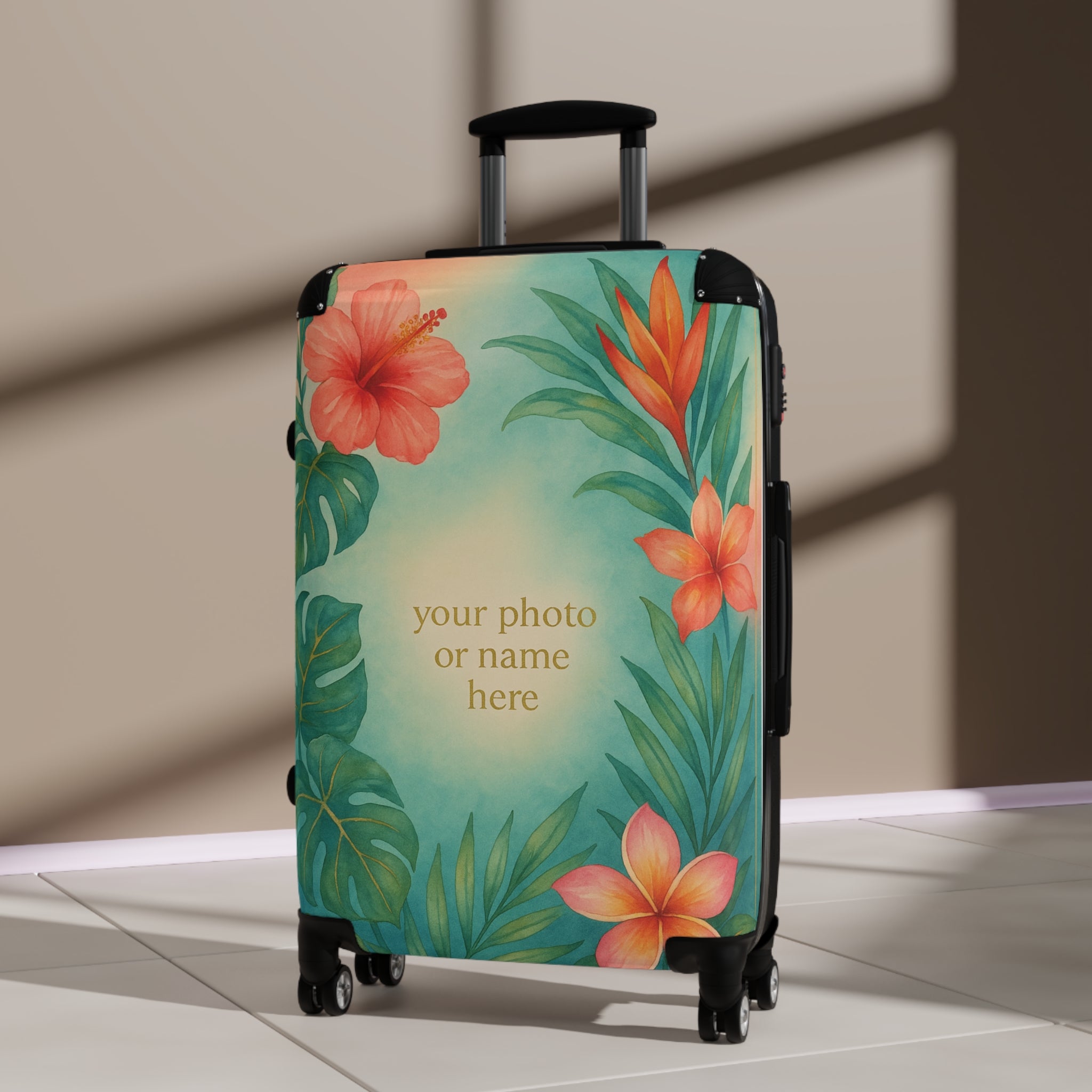 Custom Personalized Travel Luggage Suitcase