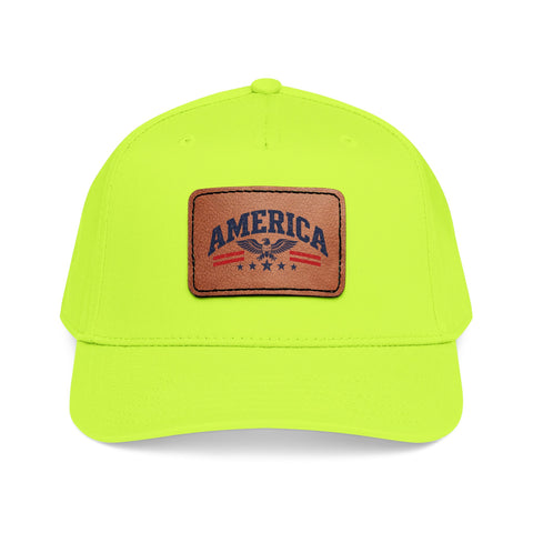 Custom Leather Patch Hat