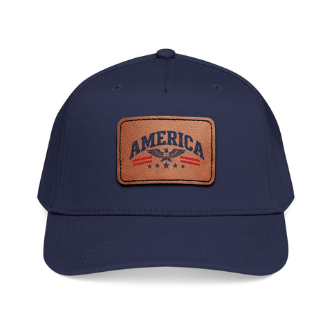 Custom Leather Patch Hat